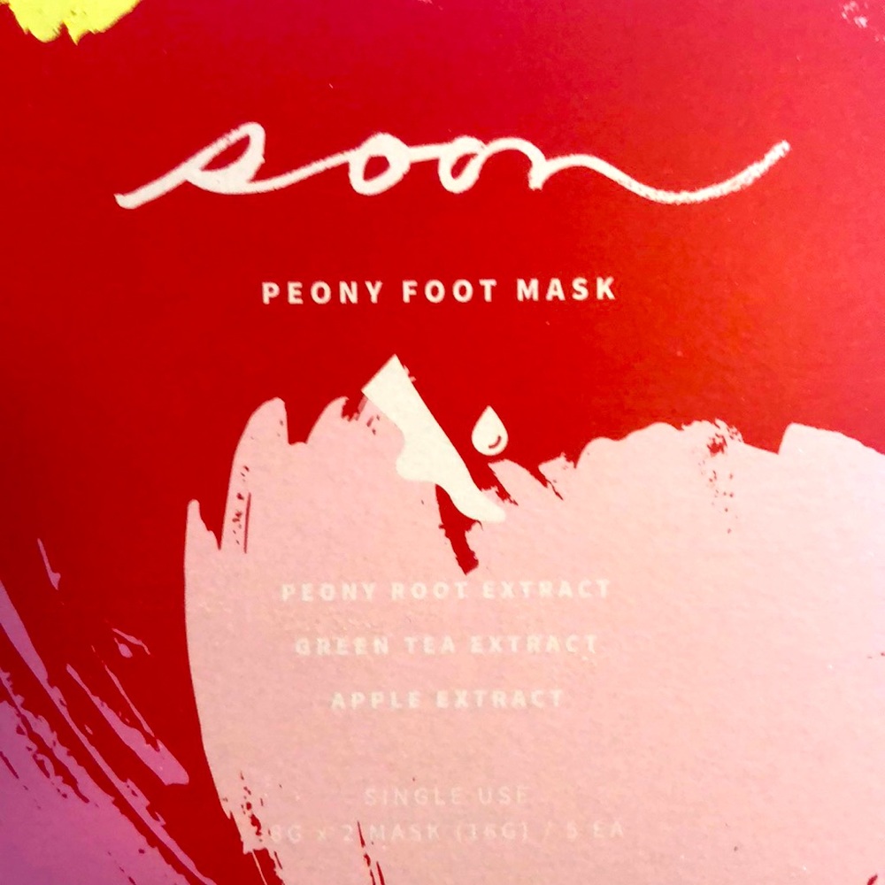 Soon Peony Foot Mask